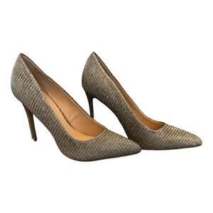 Carlos Santana | Women's Gold Metallic Heels | Size 7.5 | 0946